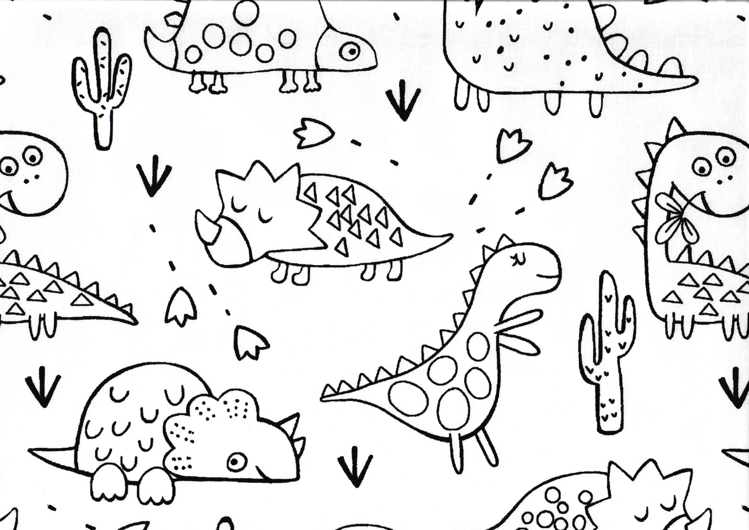 nappe à colorier lavable dinosaure