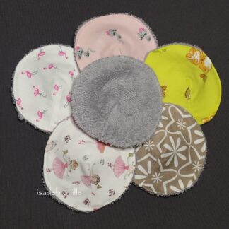 coussinets d'allaitement réutilisable