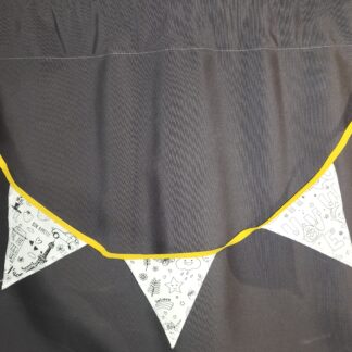 guirlande de fanions à colorier