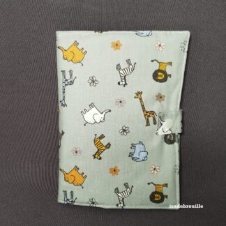 Protège carnet de santé zoo