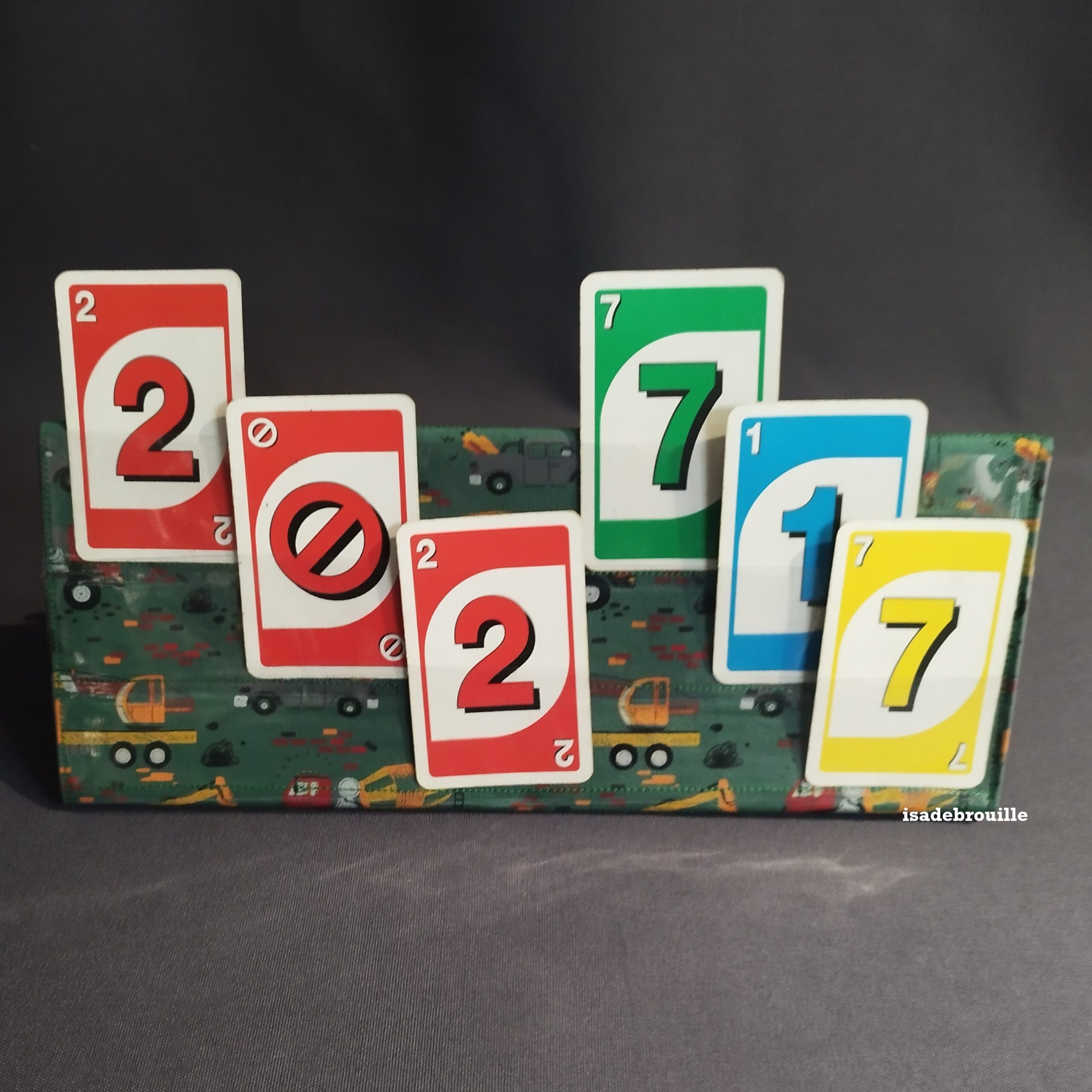 porte carte à jouer engin de chantier