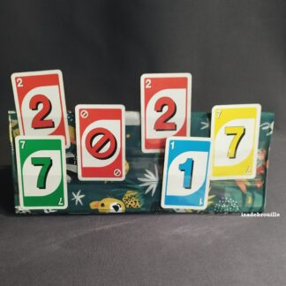 porte carte à jouer jungle